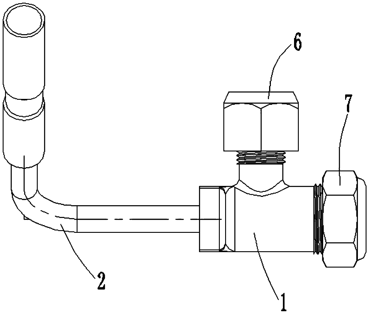 Throttling stop valve and air conditioner with throttling stop valve