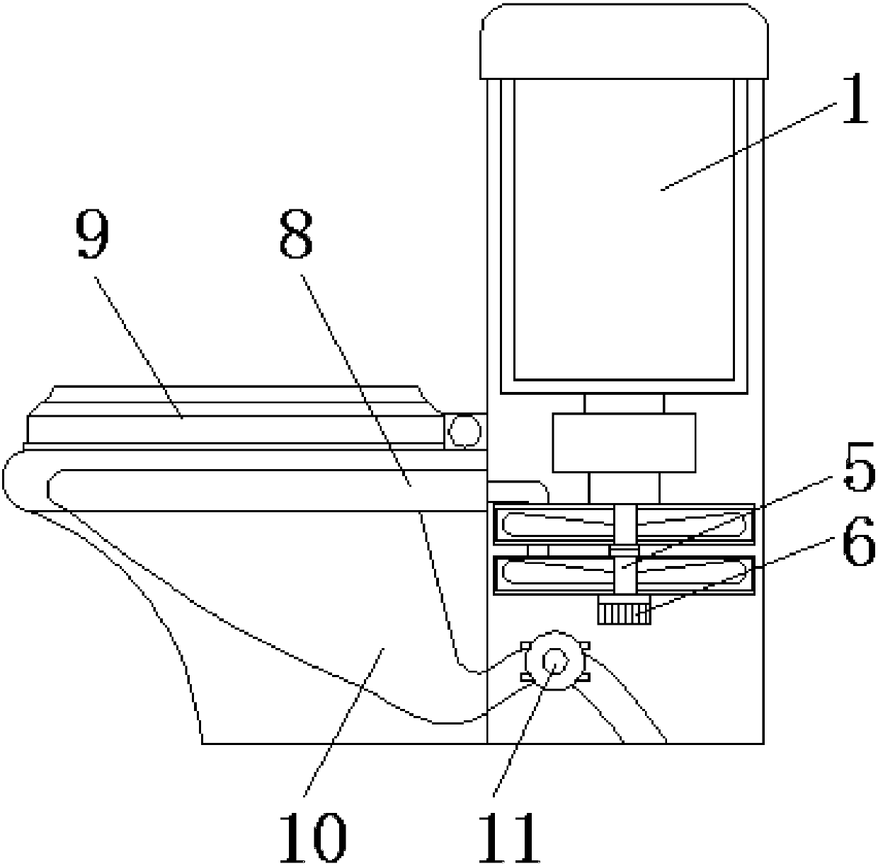 Rarely-blocked water-saving toilet bowl