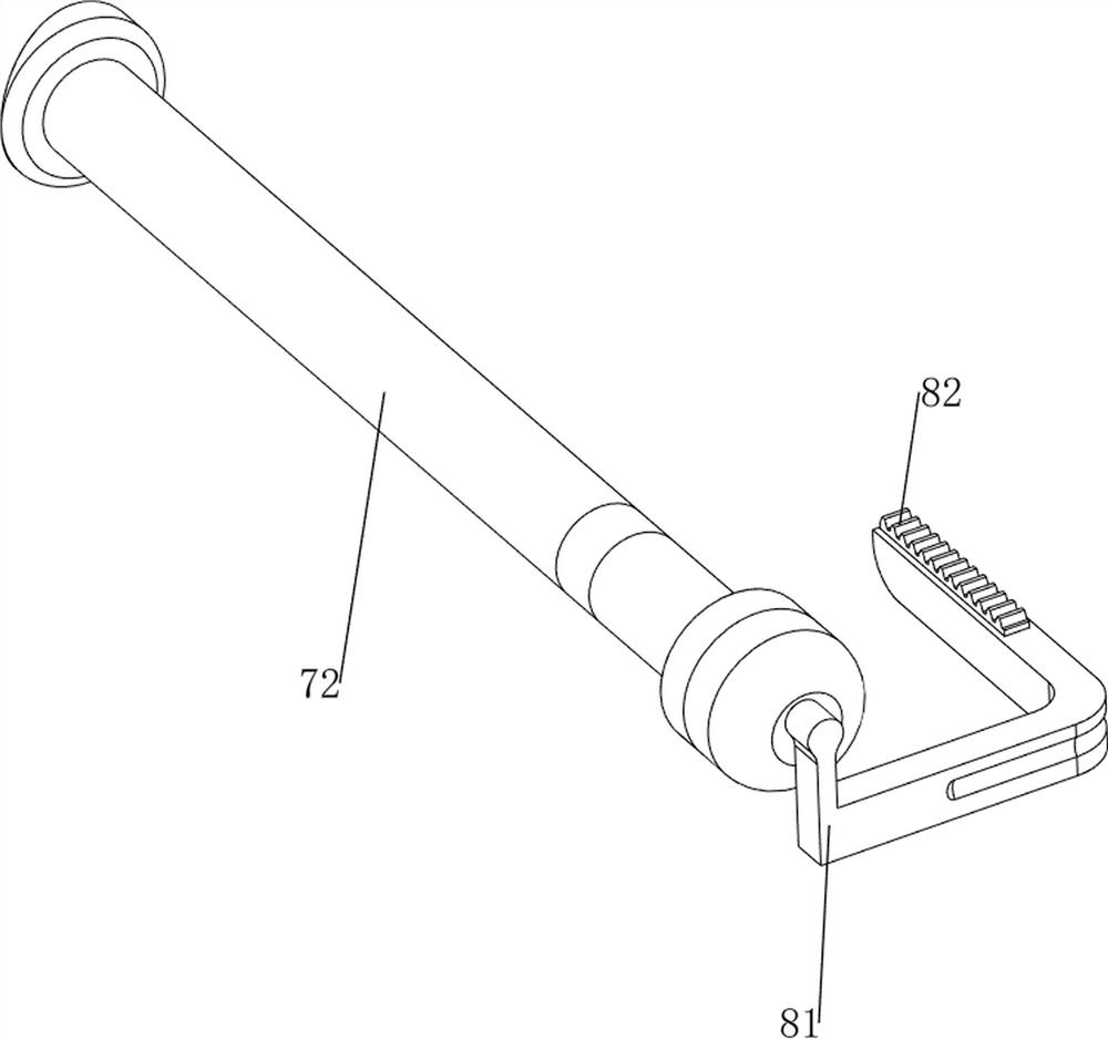 Skipping rope handle coloring device for sporting goods processing