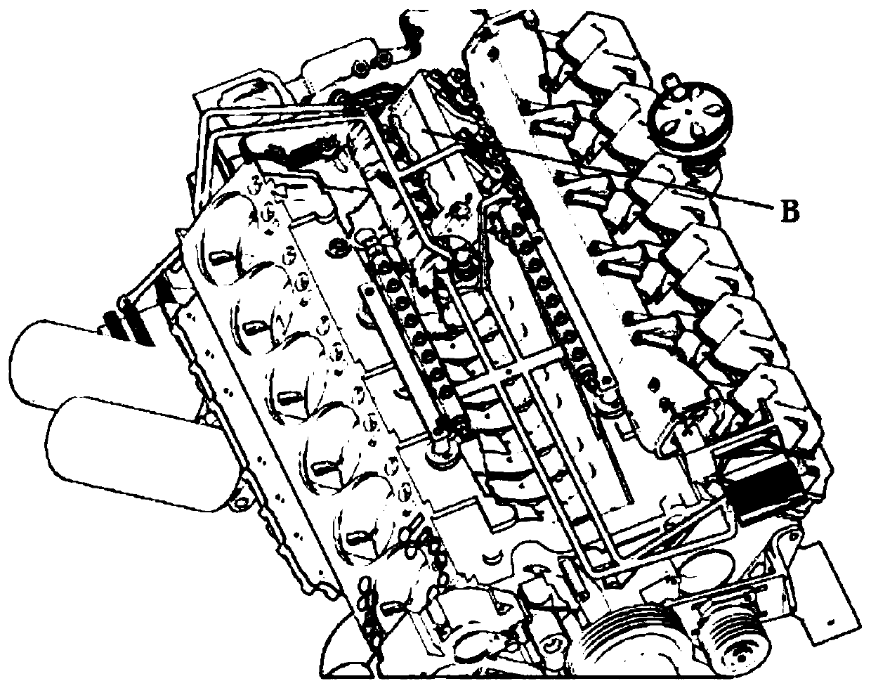 A diesel engine high pressure common rail system