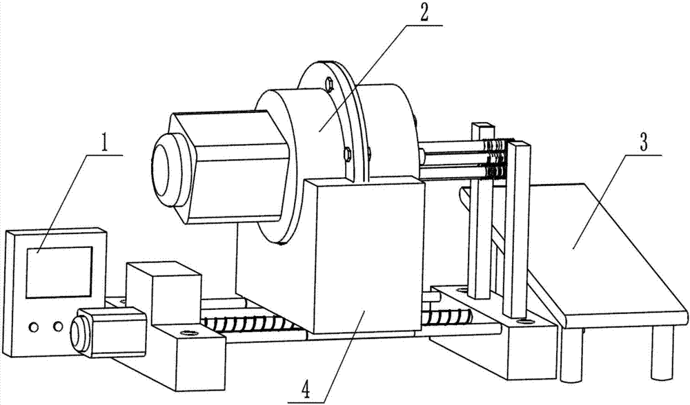 Bearing ring taking-out device for casting