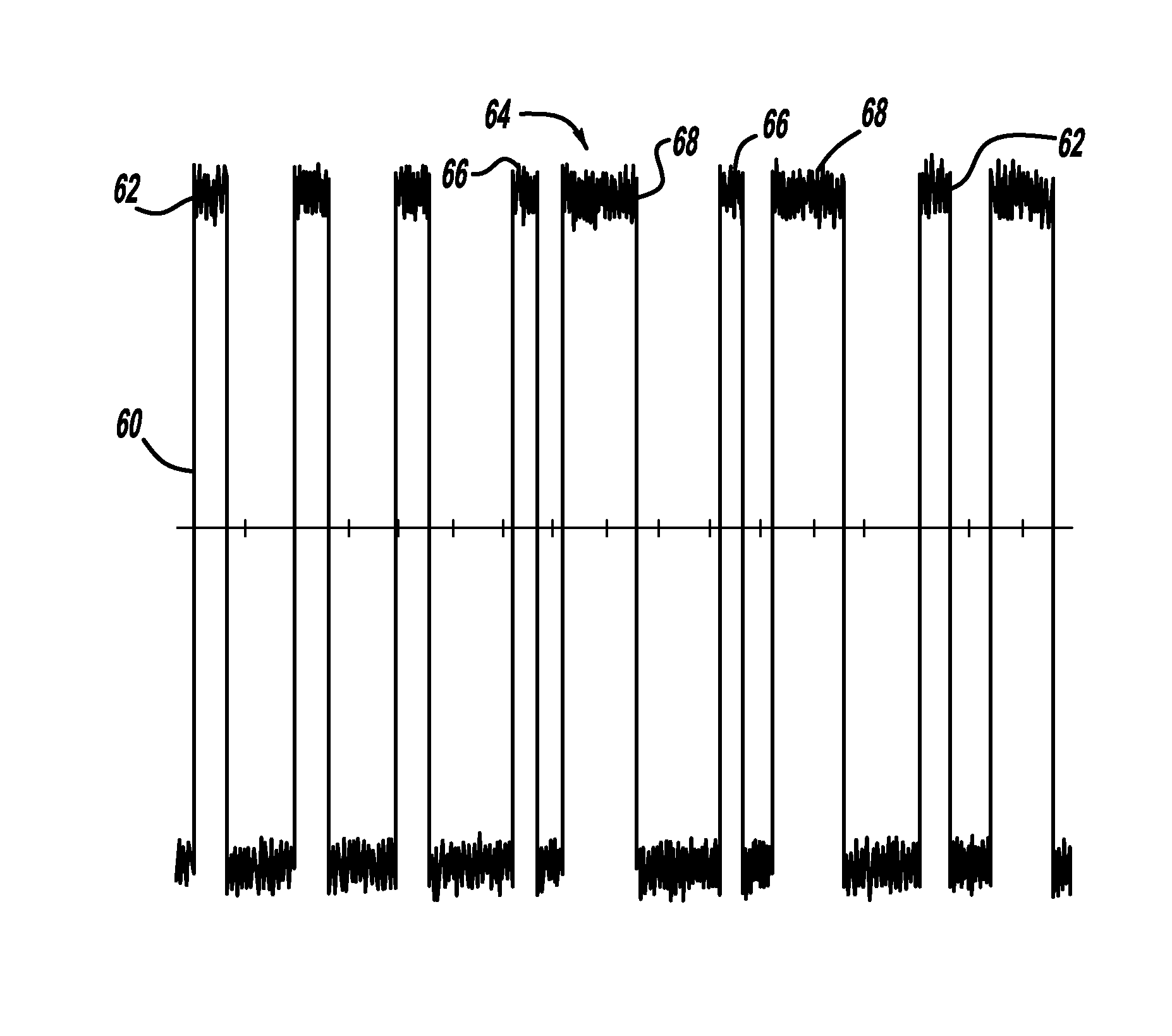 Frame sequence for a cell voltage measurement system with a low probability of natural occurrence