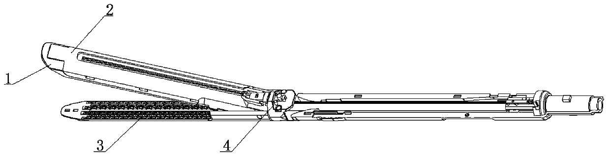 Nail anvil with nail guide structure and anastomat comprising nail anvil