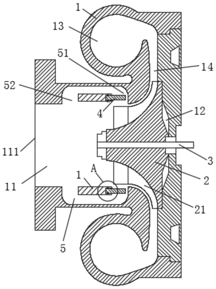 A flexible case handles a centrifugal compressor