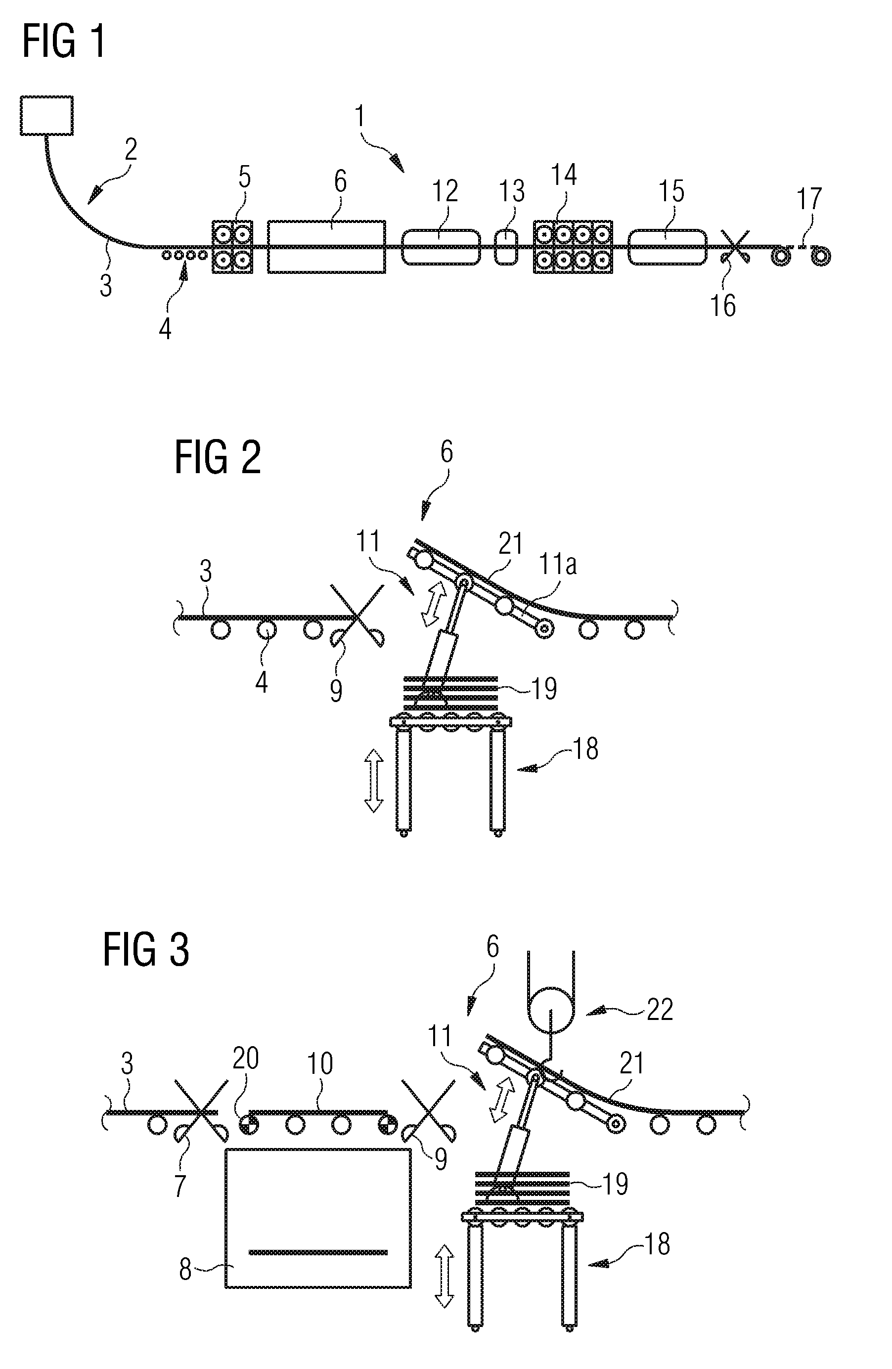 Process and apparatus for a combined casting and rolling installation
