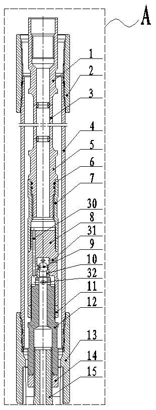 Hollow anti-scale oil pump