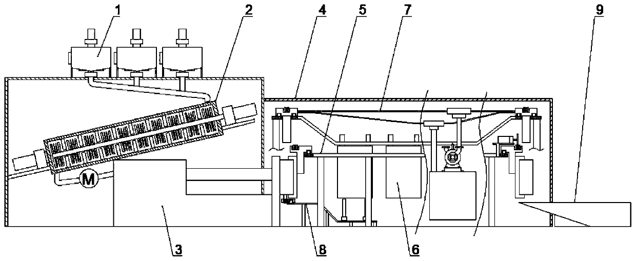 Streamlined injection molding method for automobile parts and preparation equipment of streamlined injection molding method