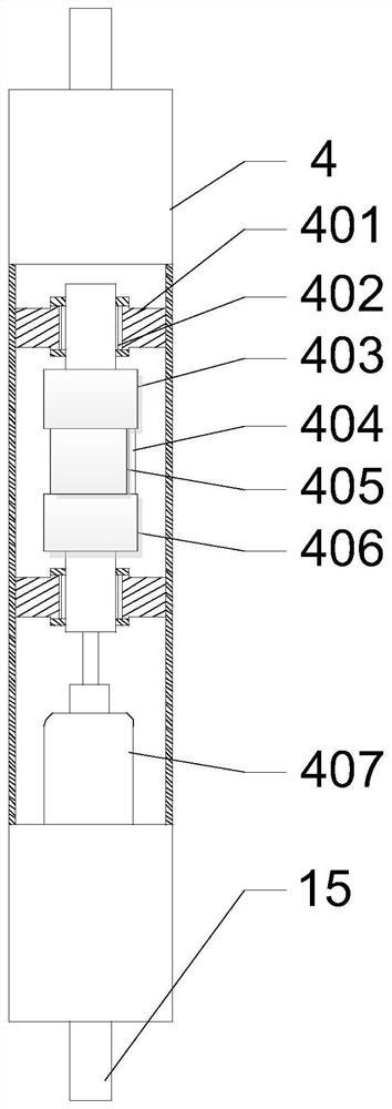 A simulation device for instability and failure of collapsed rockfill body