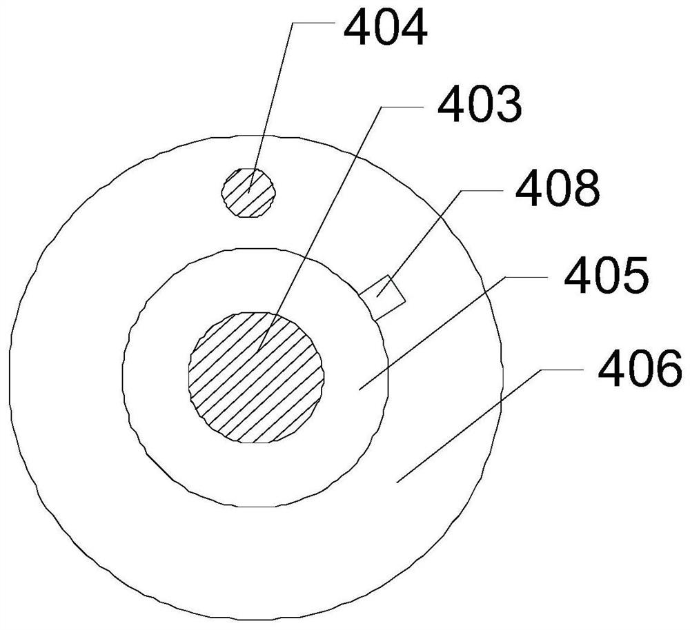 A simulation device for instability and failure of collapsed rockfill body