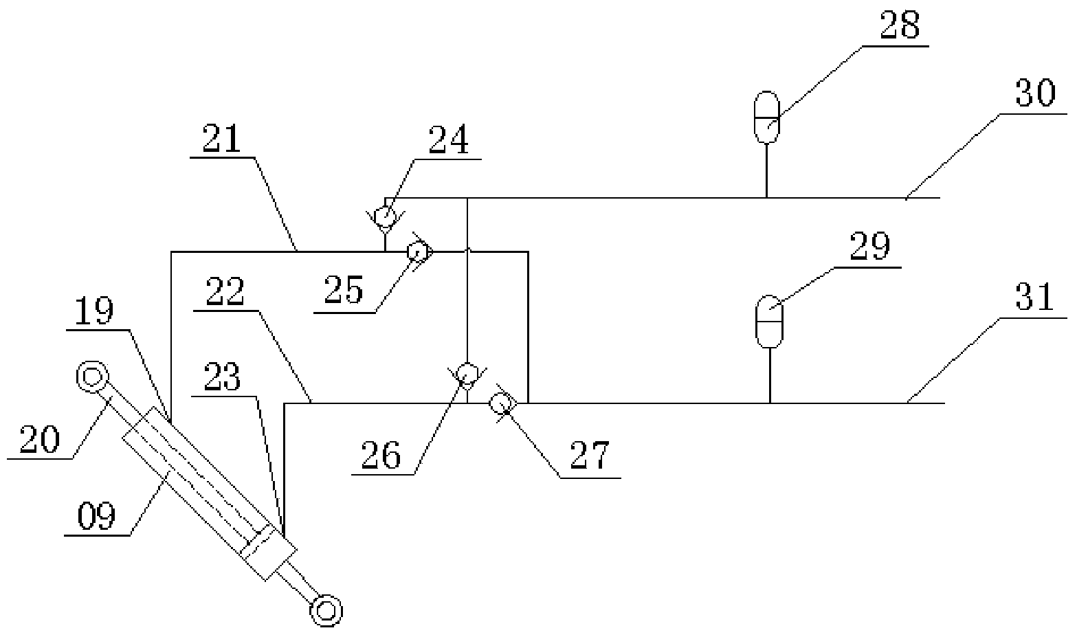 Floating type multi-floater wave power generation device