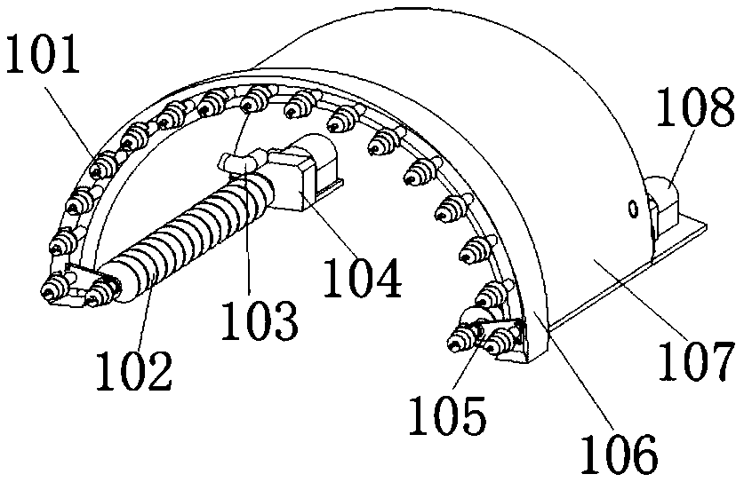 Small-pilot-tunnel advance support equipment and construction method