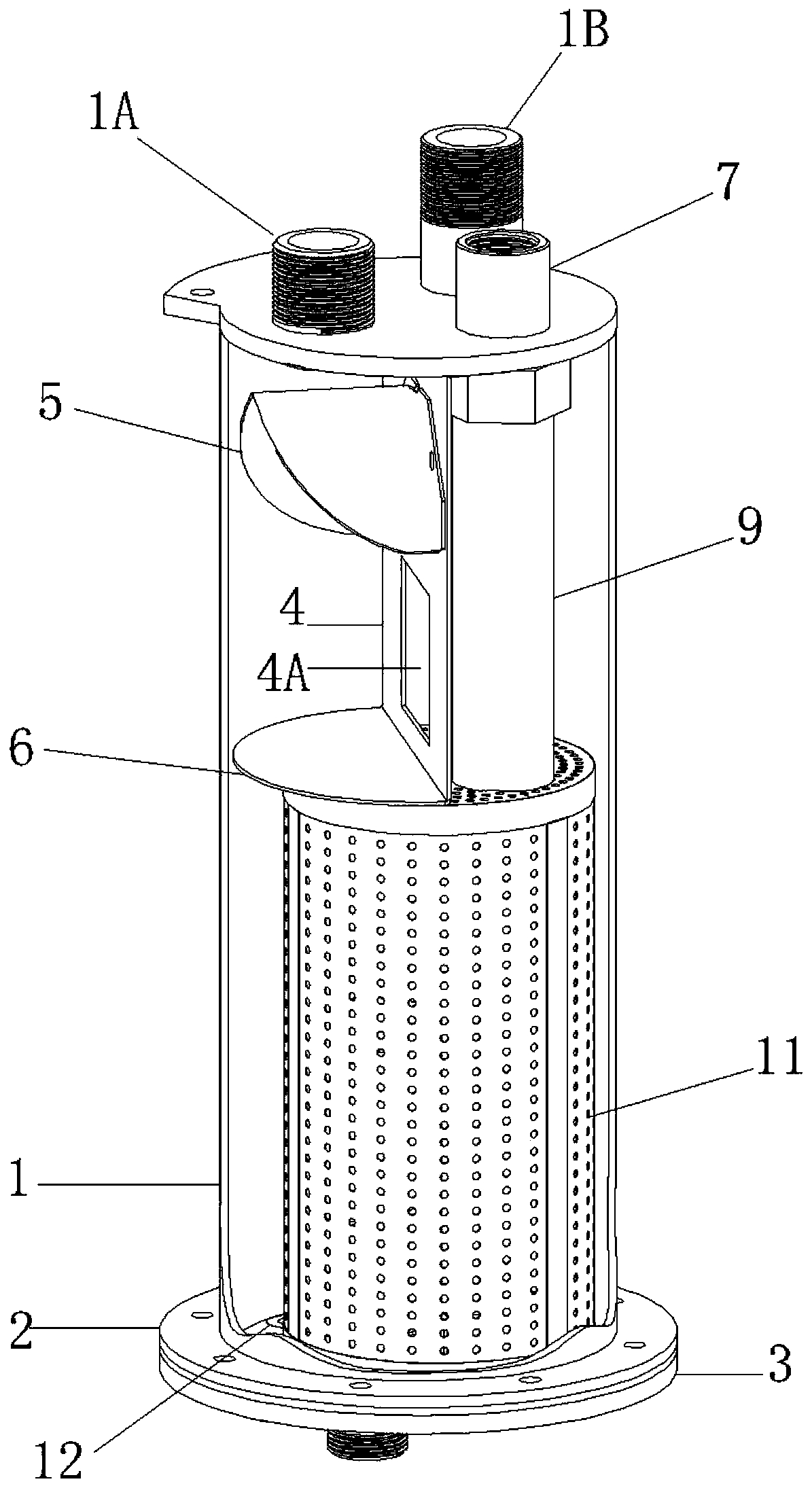 Steam-water separator with water level control function