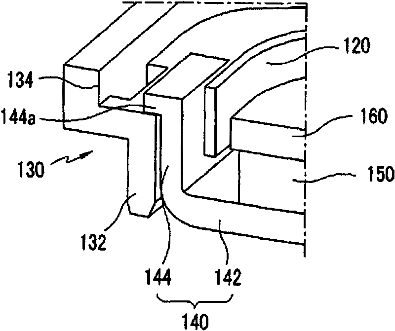 Method for coupling a frame and a yoke, and speaker using same