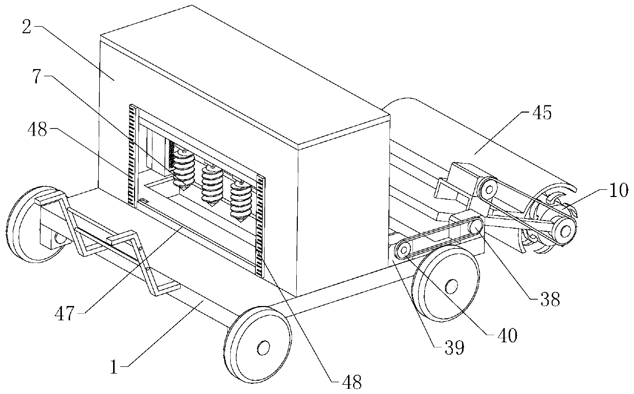 Agricultural pit digging device capable of loosening soil