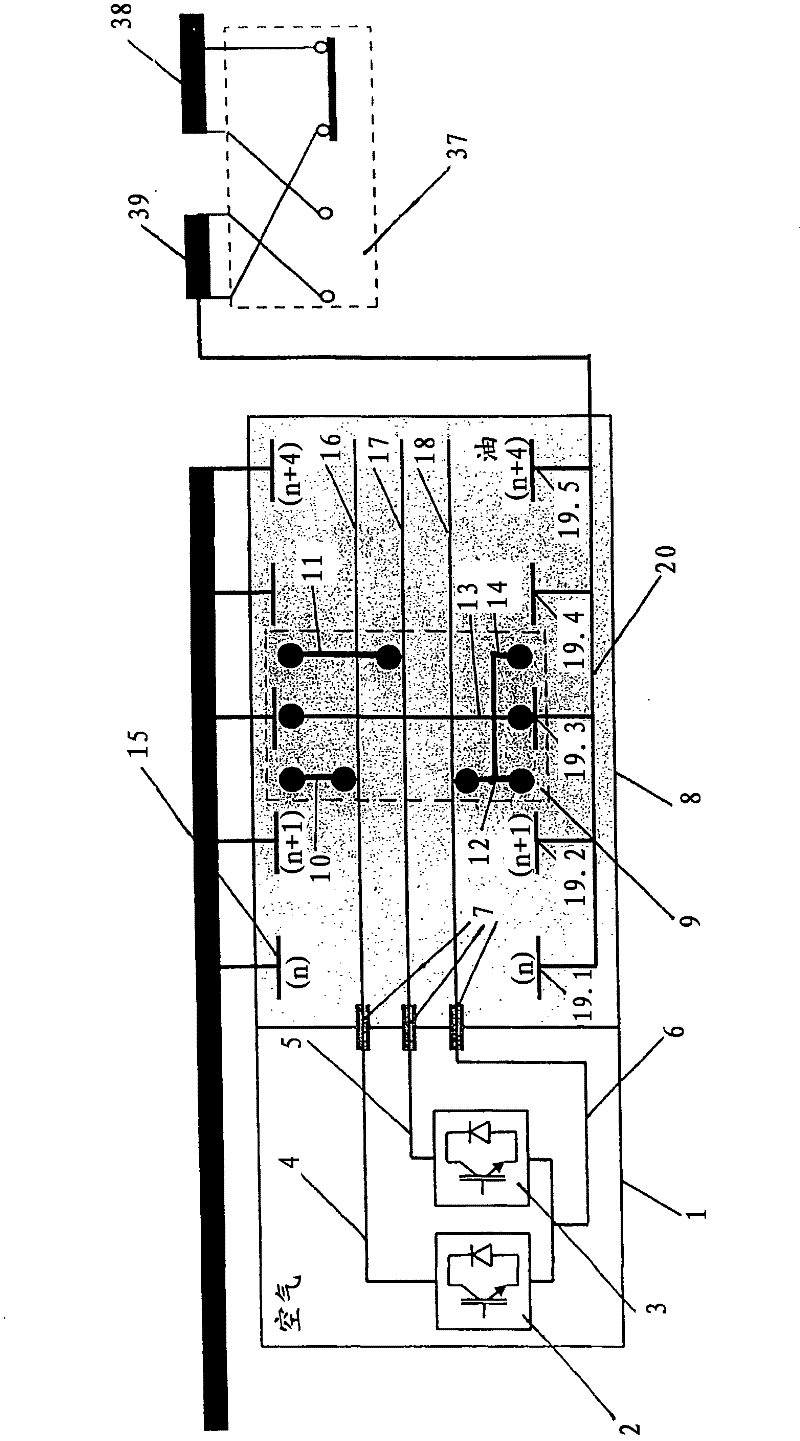 On-load tap changer comprising semiconductor switching elements