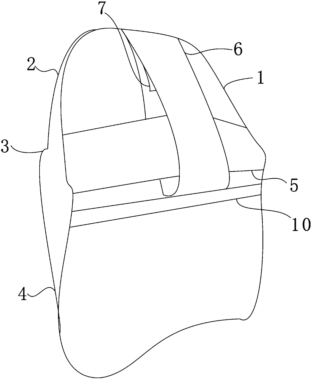 Bidirectional fixation vehicle memory headrest