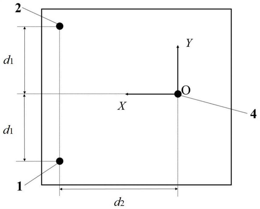 Disturbance force compensation method for two-degree-of-freedom electro-hydraulic vibration table