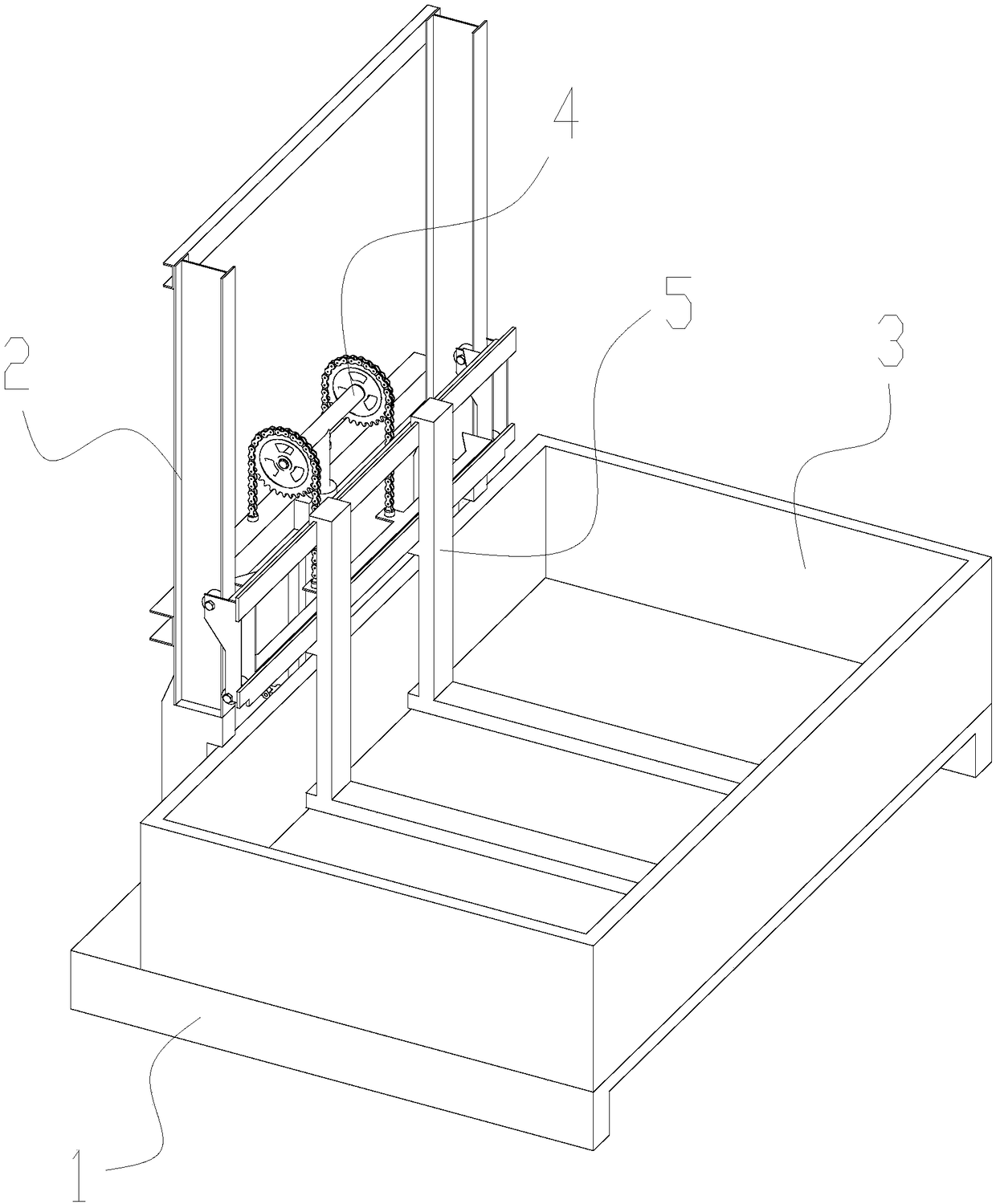 Emergency handling device for power battery of new energy vehicle and operation method thereof