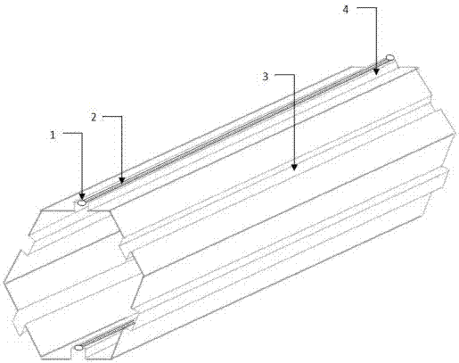 Detachable seven-hole cellular tube