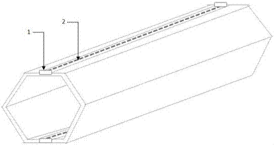 Detachable seven-hole cellular tube