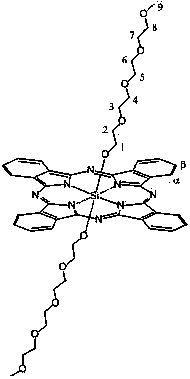 Axial end hydroxyl substituted silicon phthalocyanine and self-assembling body thereof