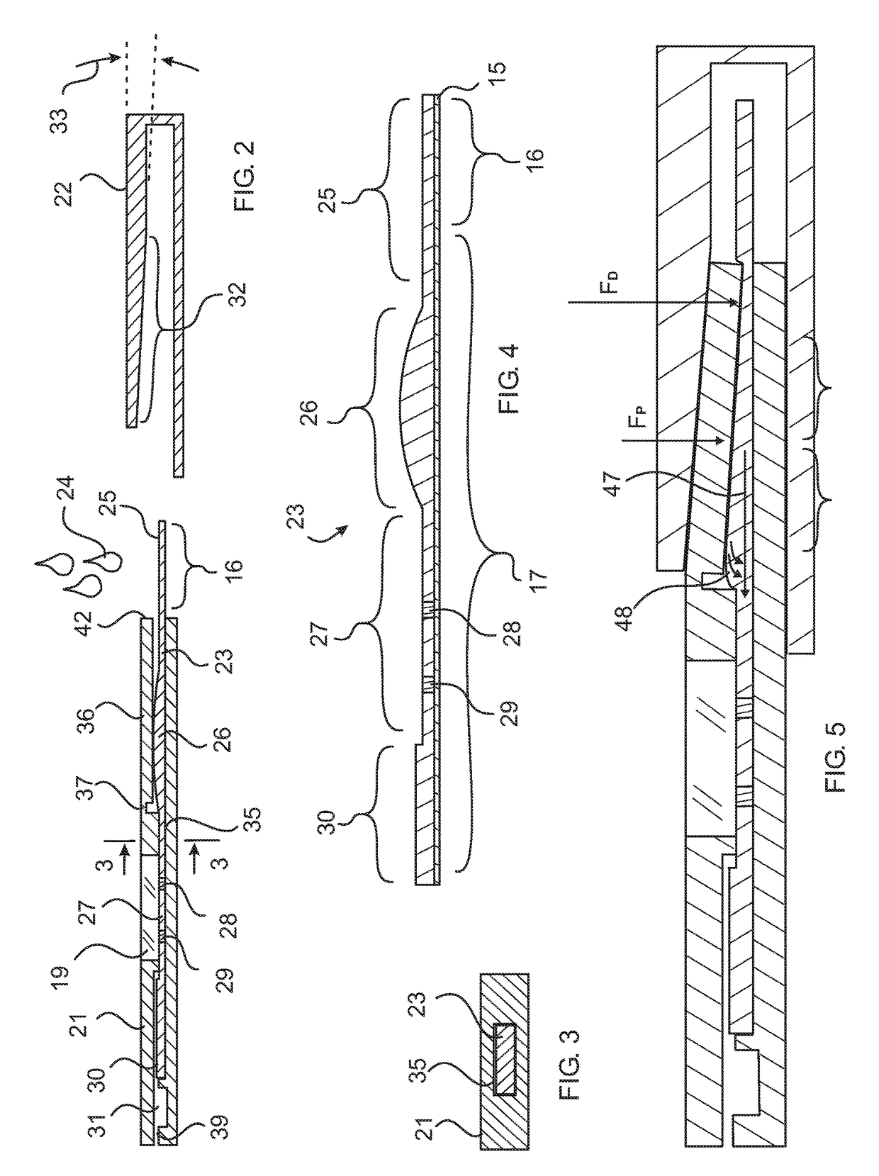 Rapid diagnostic test device by driven flow technology