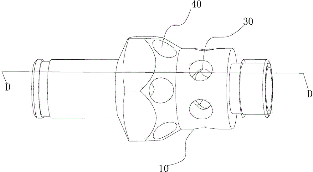 Fuel gas nozzle for gas stove and gas stove with fuel gas nozzle