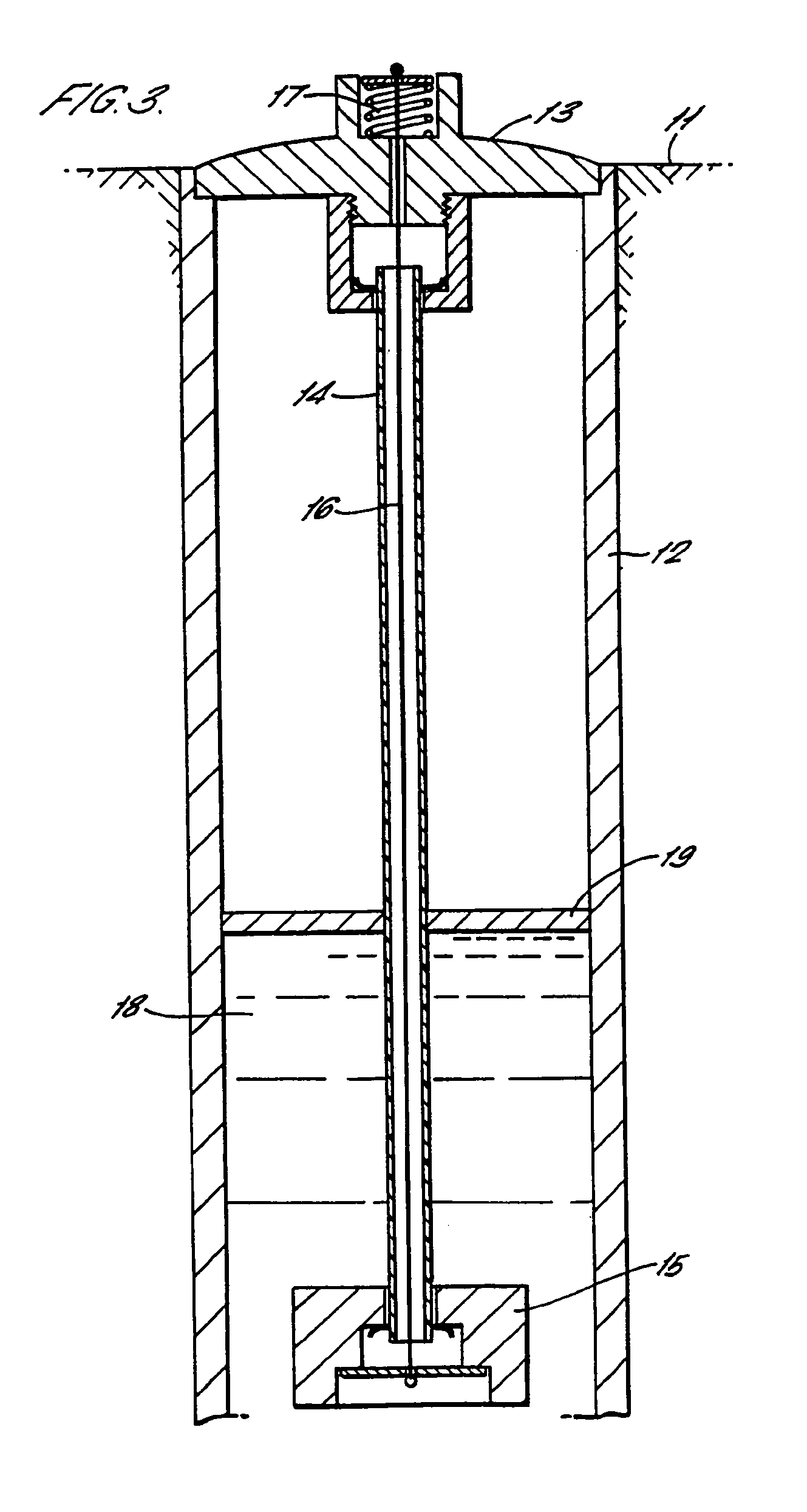 Device for detecting the presence of a chemical contaminant