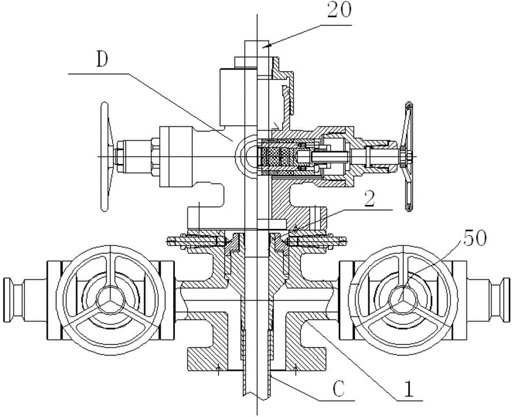 Device and technological method for pulling lower oil tube