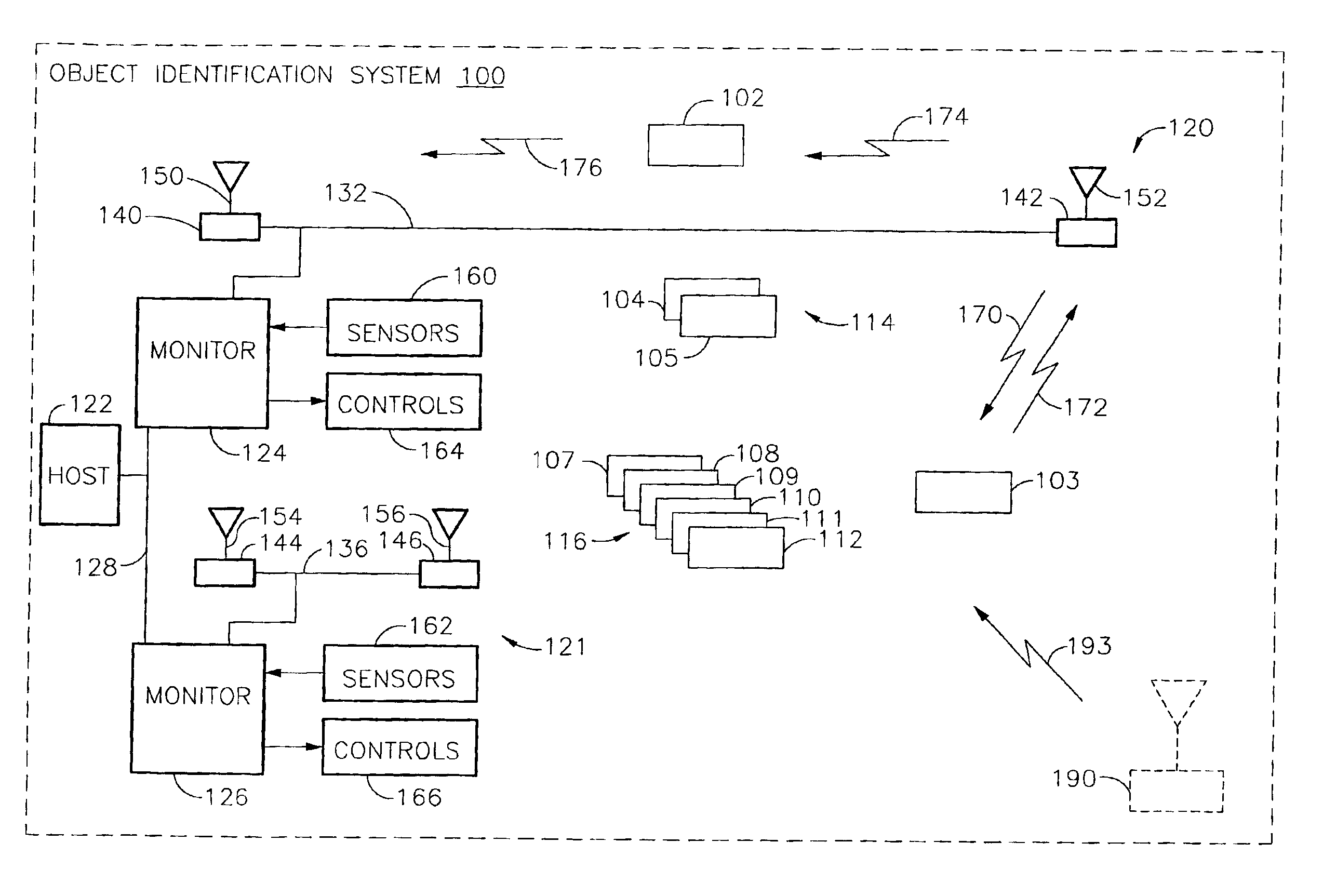 Object identification system with adaptive transceivers and methods of operation