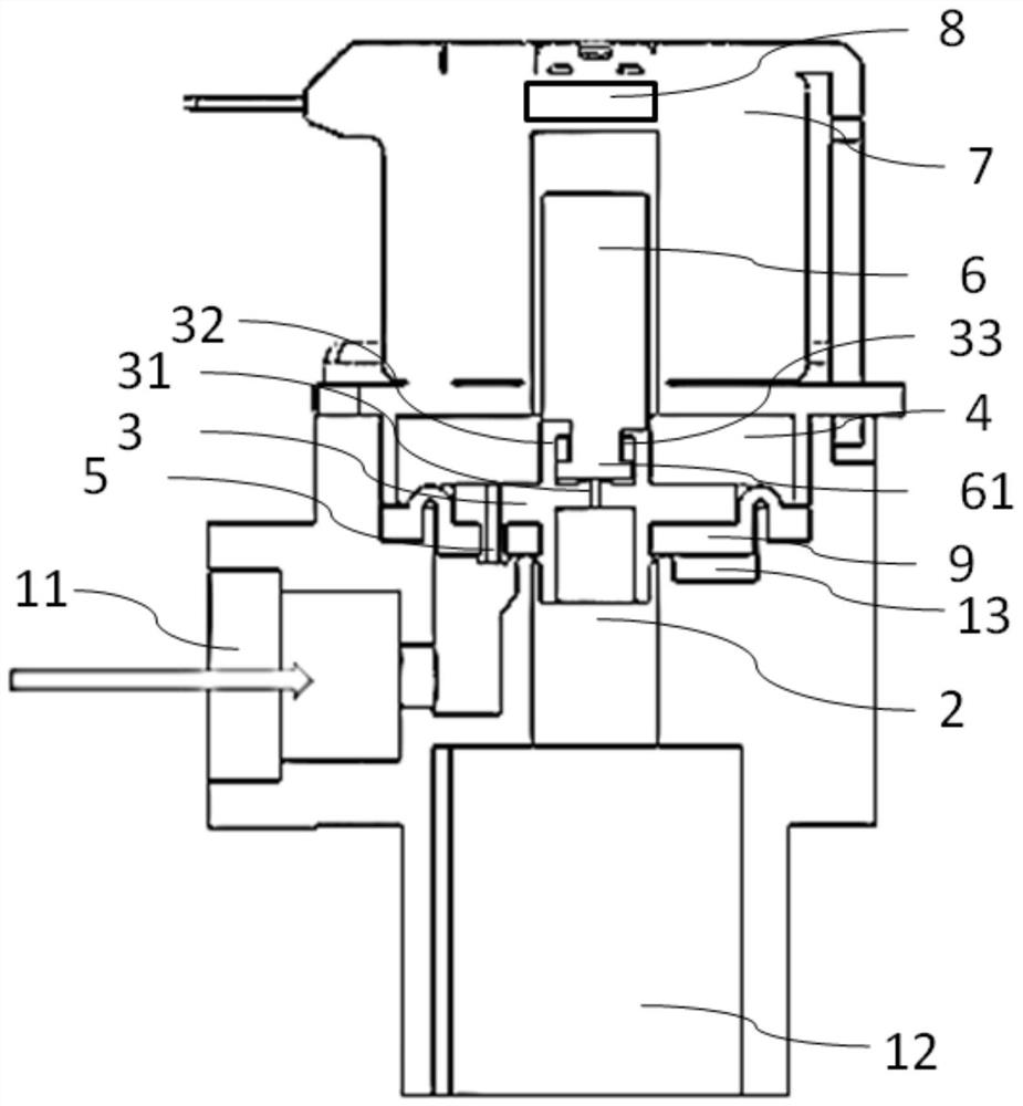 Valve, control method of valve, water filtering device and control method of water filtering device