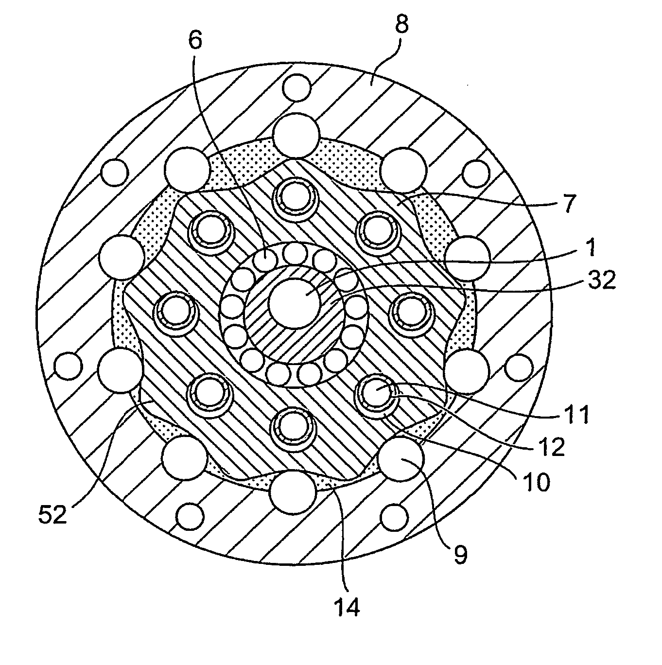 Oscillating internal-meshing planetary gear system and method for improving the durability thereof