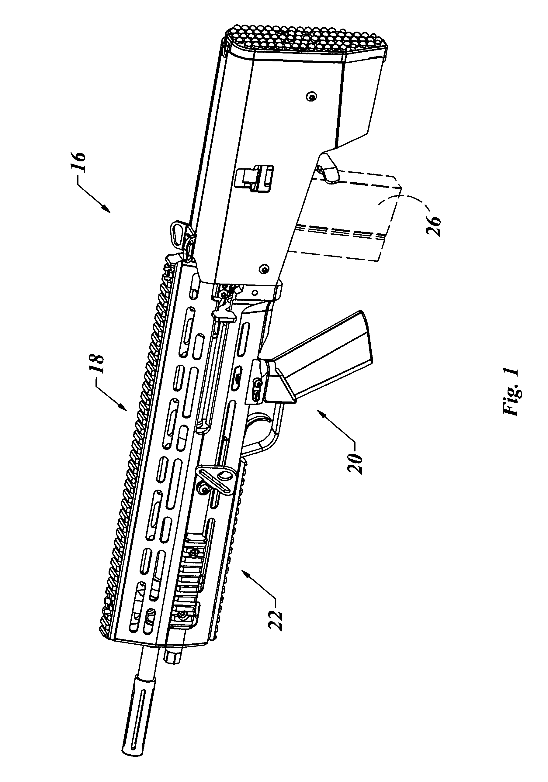 Replacement stock system for rifle