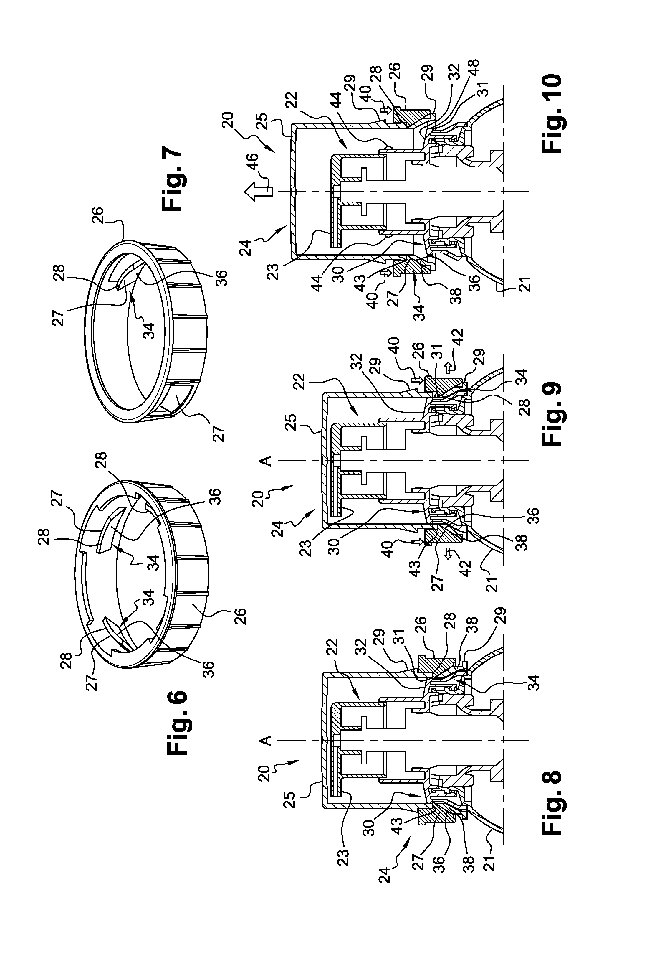 Device For Closing A Container Including Improved Secure Closure Means
