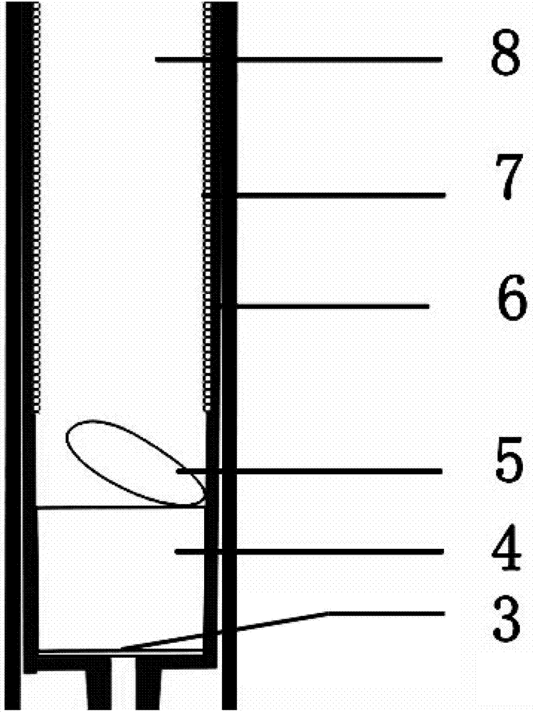Vacuum blood collecting tube capable of directly separating blood serum and method for directly separating blood serum