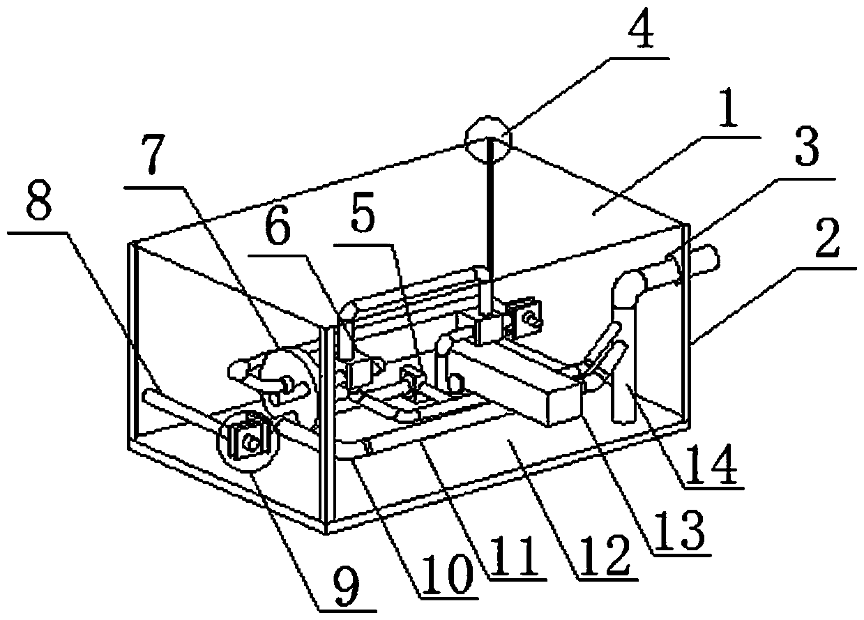 Waste heat utilization type steel plate preheating device