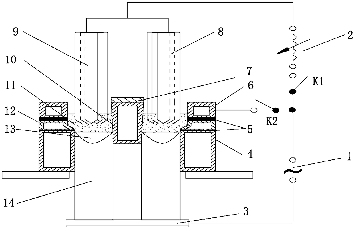 A method for electroslag remelting to prepare hollow steel ingots of nickel-based superalloys