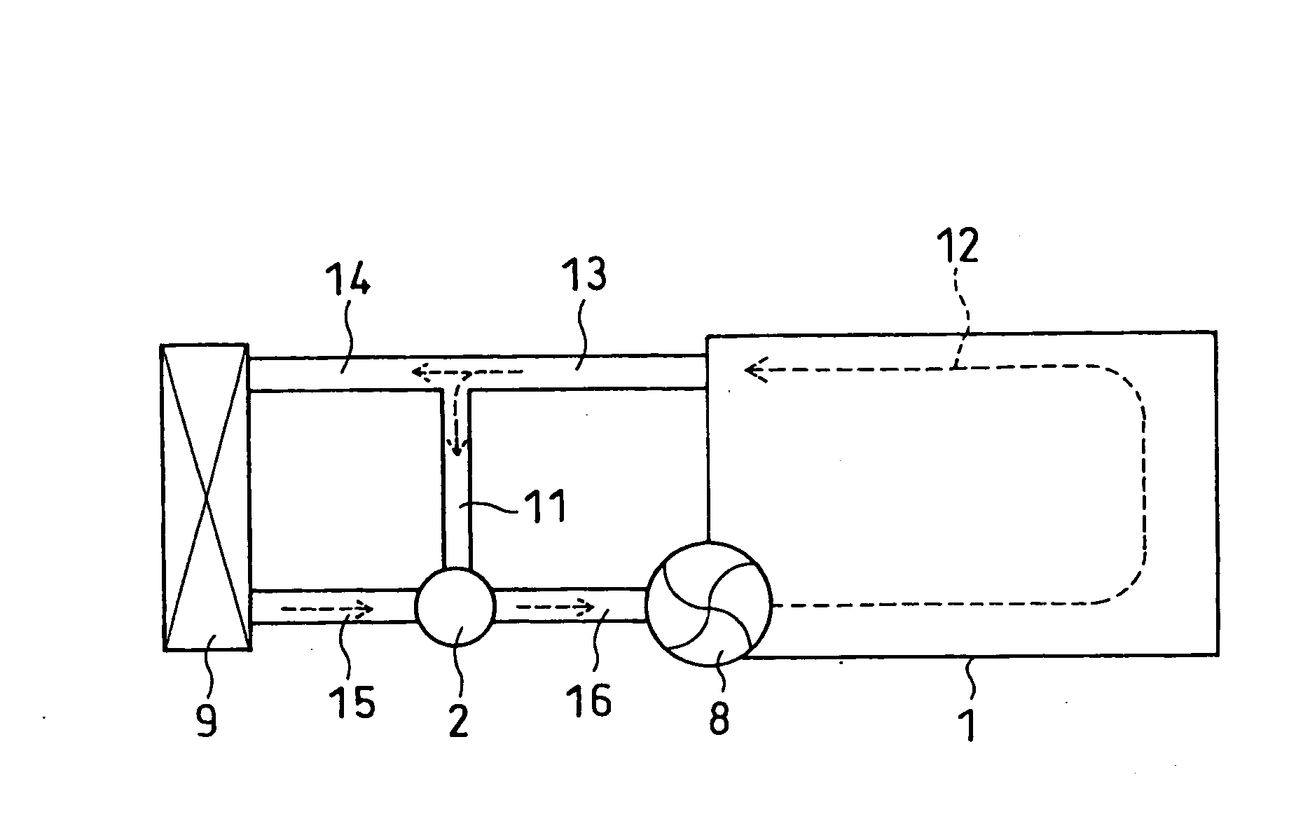 Flow control valve for engine cooling water