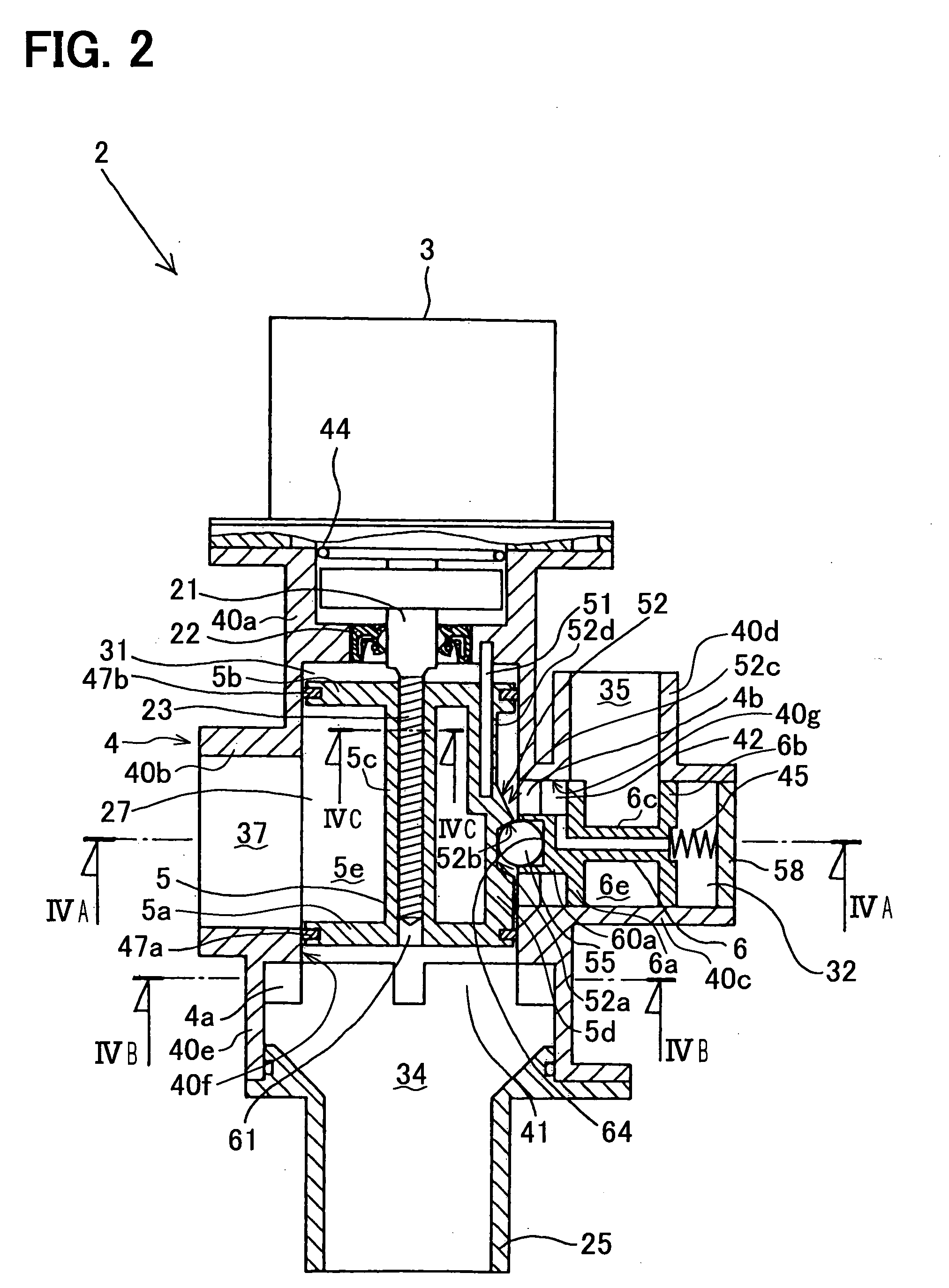 Flow control valve for engine cooling water