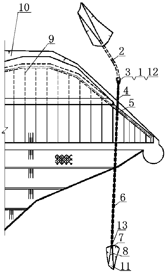 A reservoir pre-discharge and ecological flow discharge structure