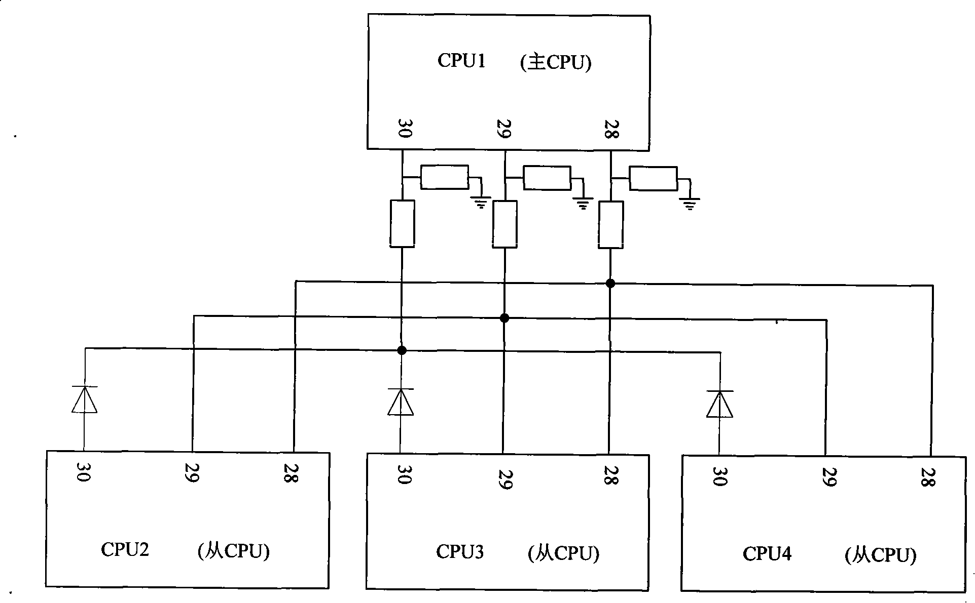 System for detecting temperature of dynamic battery set for hybrid power car