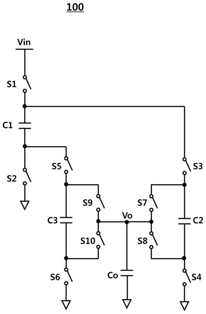 Switch capacitor converter