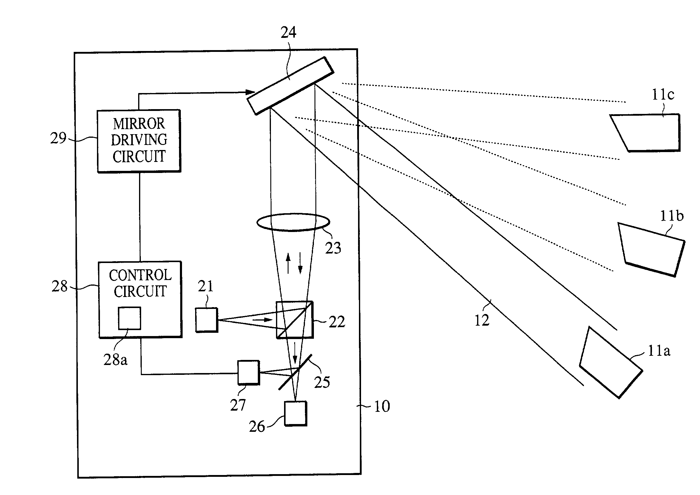 Free-space optical communication apparatus and free-space optical communication system