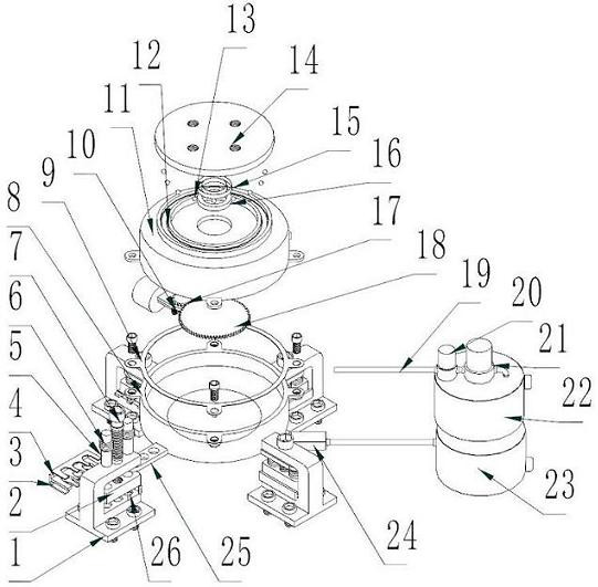 Fixed mounting bracket of industrial robot