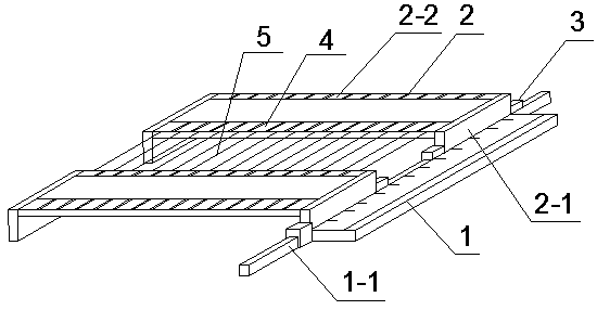 Manufacturing method of test piece for tensile test of chopped bundle fibers for fixing cement concrete