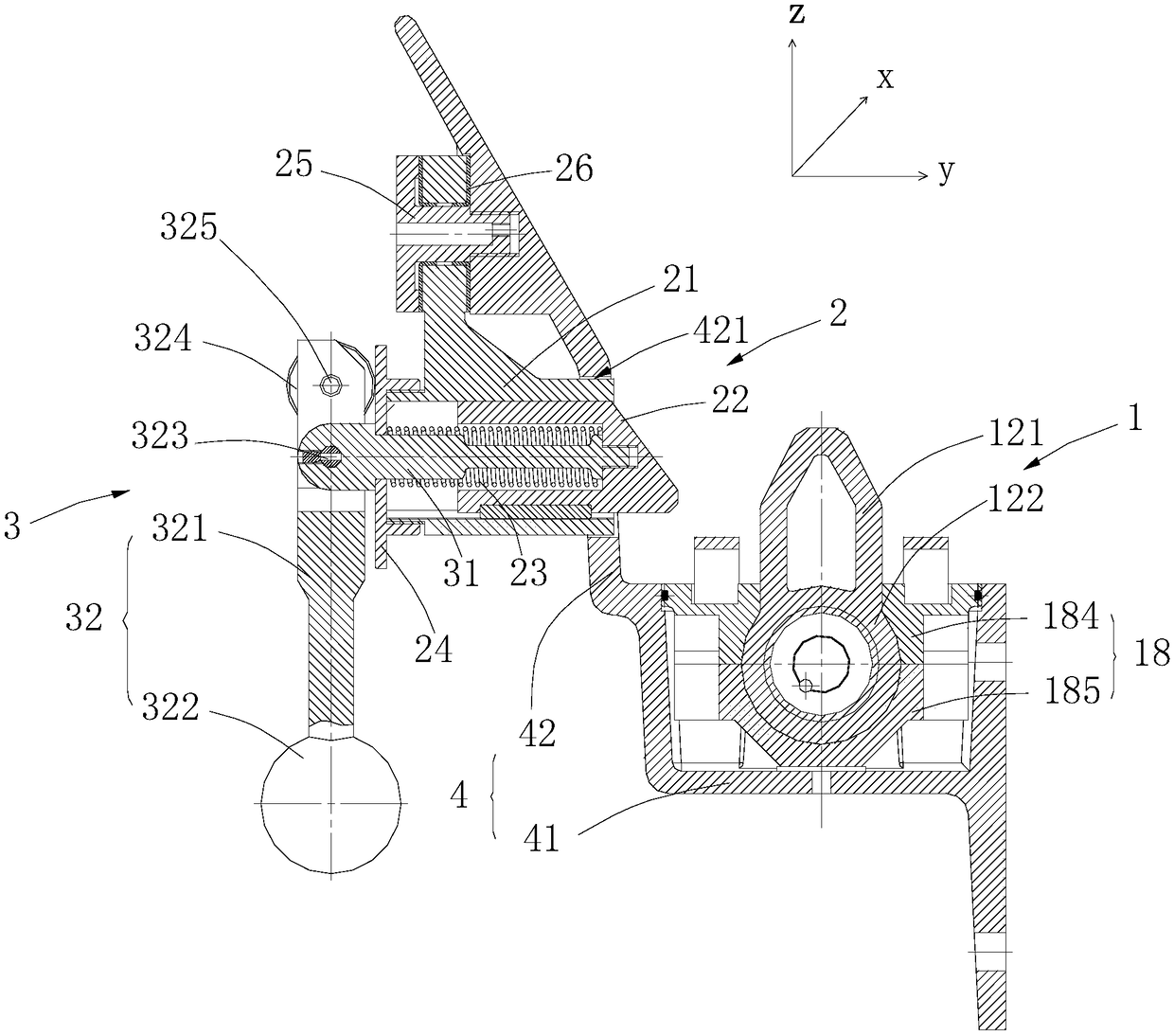 Container locking device