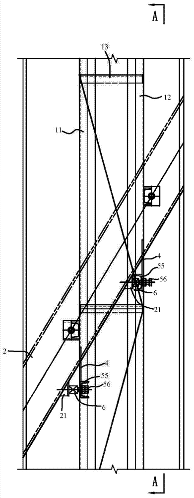 A cable-stayed bridge main tower cable guide installation and fast and accurate positioning method