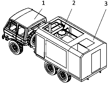 Pyrolytic medical waste treatment vehicle
