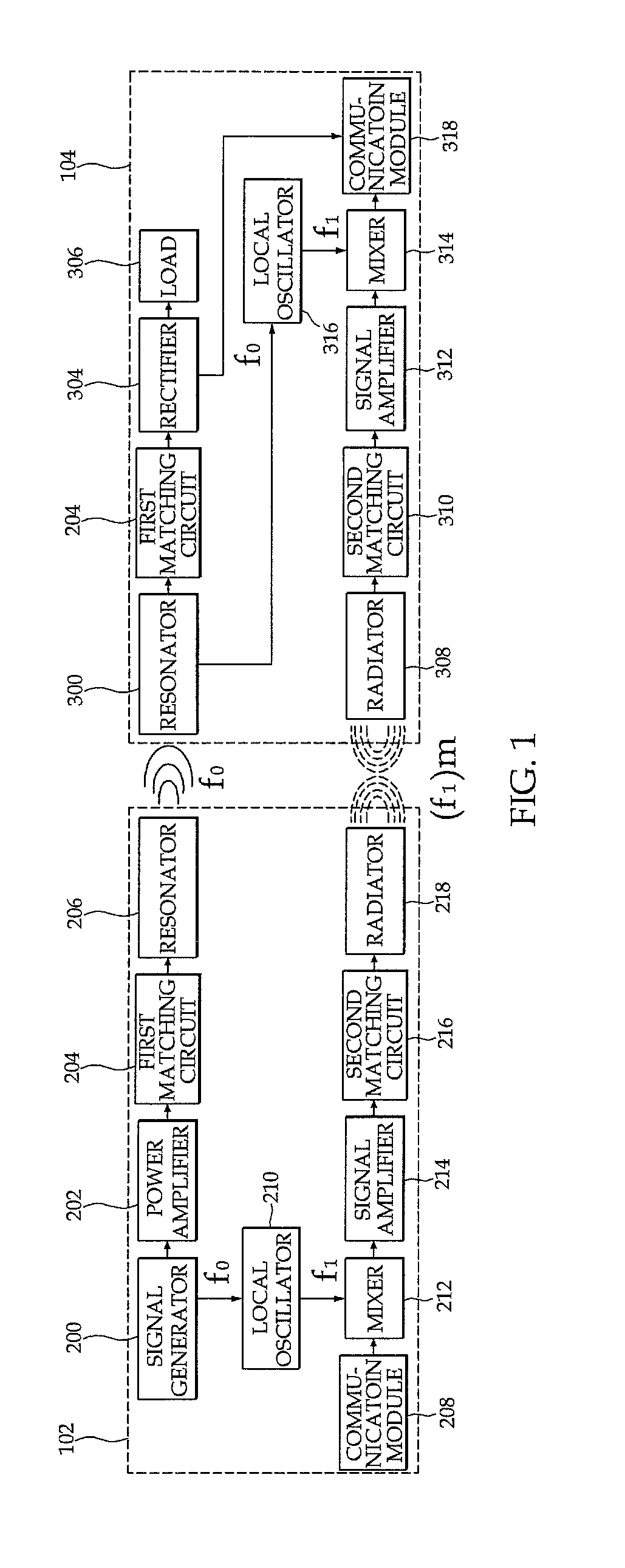 Apparatus and method for wirelessly transmitting and receiving energy and data