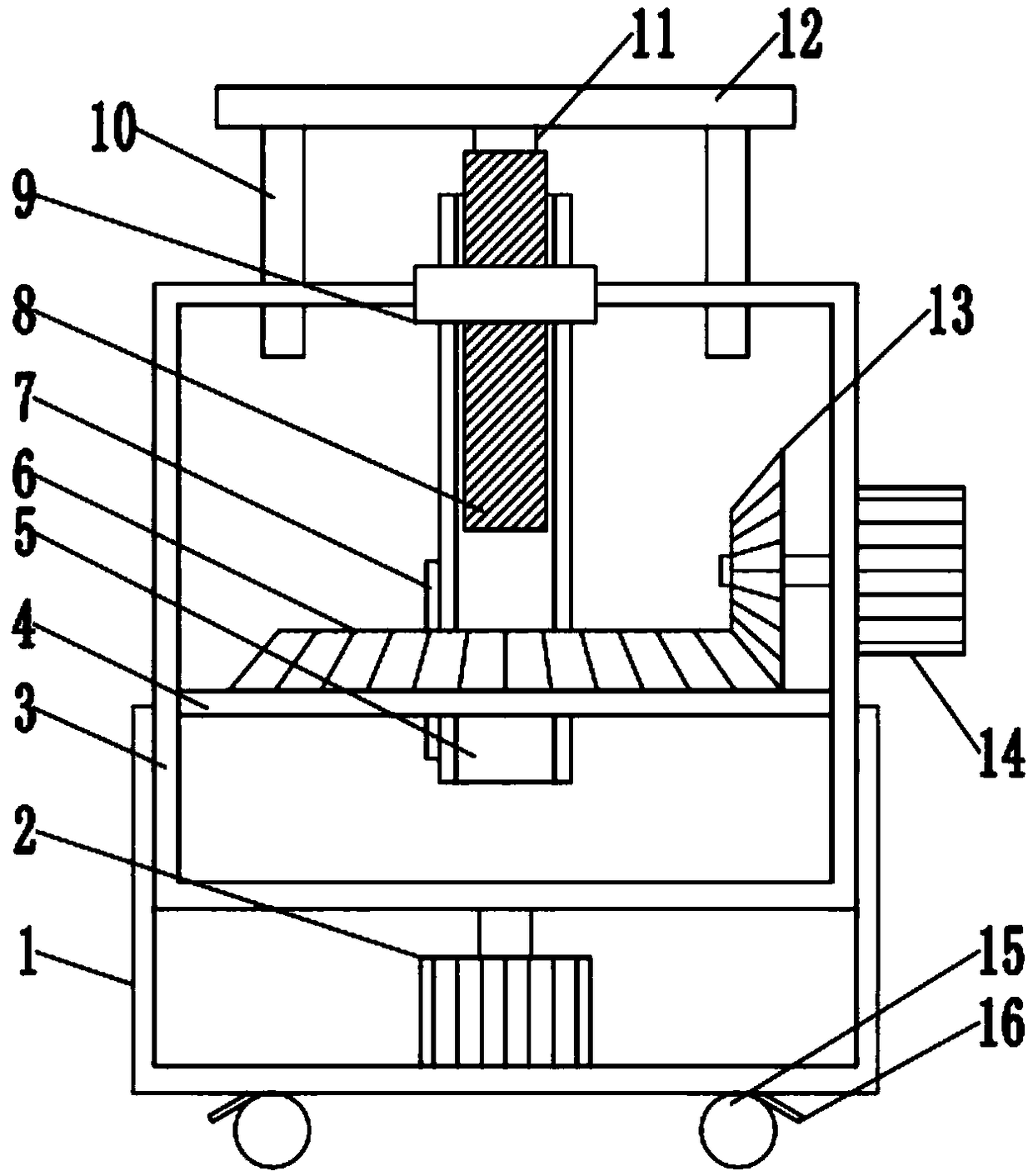 Movable projector bracket capable of finely adjusting height